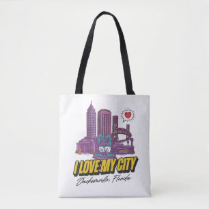 I Love My City Tote Bag
