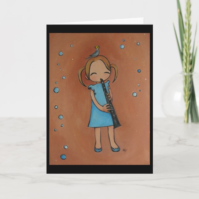 I Love My Clarinet Card (Front)