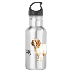 I Love my Clumber Spaniel 532 Ml Water Bottle