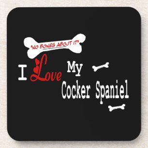 I Love My Cocker Spaniel Coaster