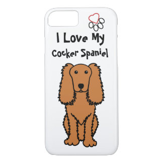 I Love My Cocker Spaniel Phone Case