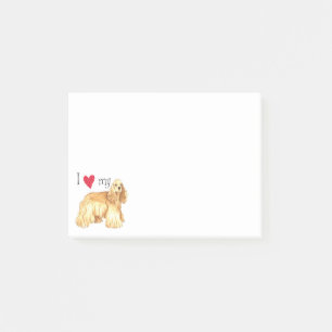 I Love my Cocker Spaniel Post-it Notes