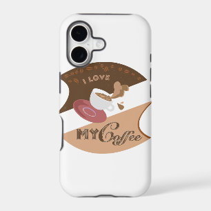 I Love My Coffee Retro Java