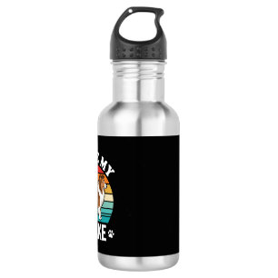 I Love My Collie Dog Retro Sunset 532 Ml Water Bottle