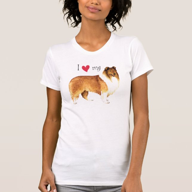 I Love my Collie T-Shirt (Front)