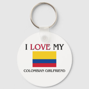 I Love My Colombian Girlfriend Key Ring