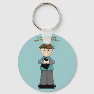 I Love My Computer... Key Ring