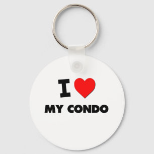 I love My Condo Key Ring