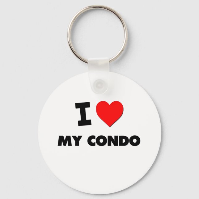 I love My Condo Key Ring (Front)