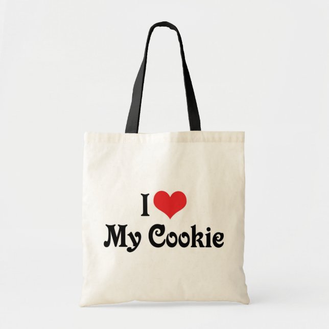 I Love My Cookie Tote Bag (Front)