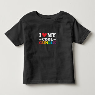 I Love My Cool Guncle Toddler T-Shirt