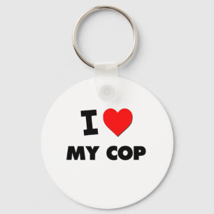 I love My Cop Key Ring