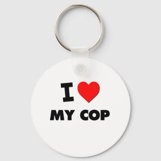 I love My Cop Key Ring