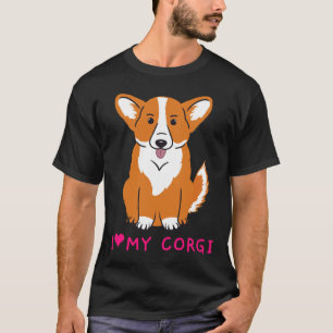 I Love My Corgi  714 T-Shirt