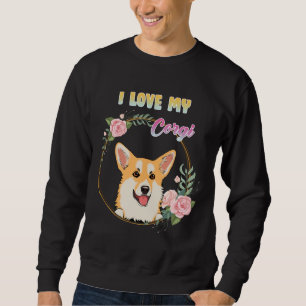 I Love My Corgi Active Sweatshirt