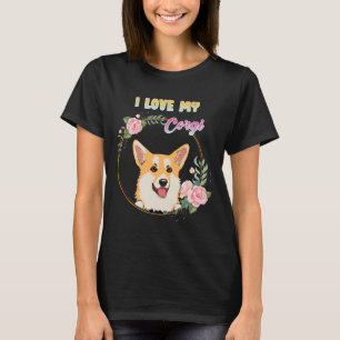 I Love My Corgi Active T-Shirt