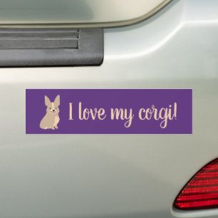 "I Love My Corgi!"  Bumper Sticker