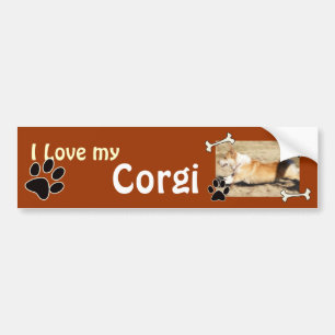 I love my Corgi Bumper Sticker