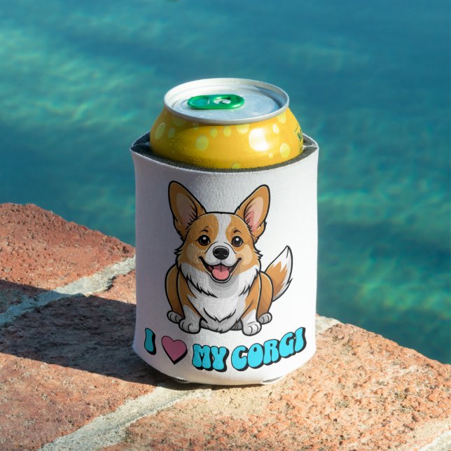 I Love My Corgi Can Cooler (In Situ Pool)