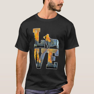 I Love My Corgi Dog T-Shirt
