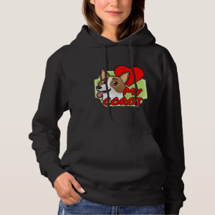 I Love My Corgi My Heart Hoodie
