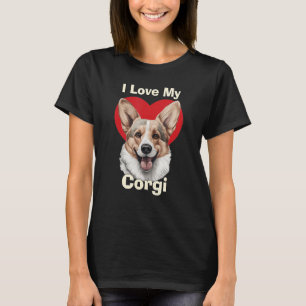 I Love My Corgi Puppy Dog T-Shirt