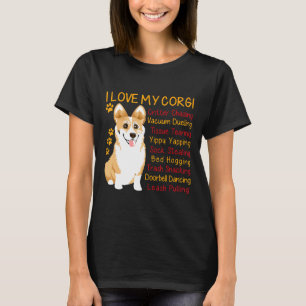 I Love My Corgis Mama Mum Dad Dog T-Shirt