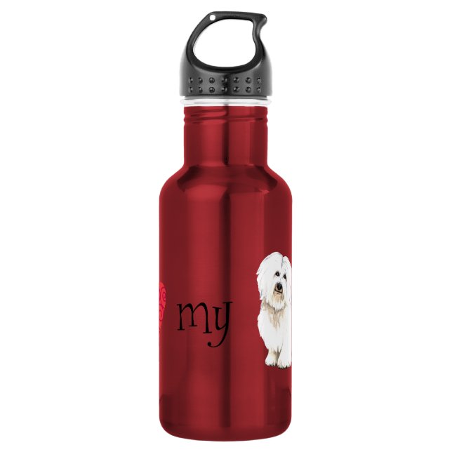 I Love my Coton 532 Ml Water Bottle (Front)