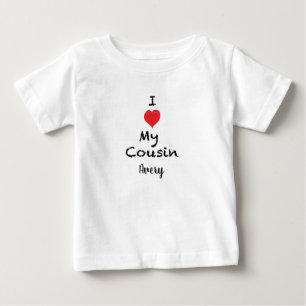 I love My Cousin Customisable Baby Shirt