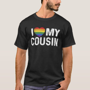 I Love My Cousin Family Matching Love Heart Fun T-Shirt