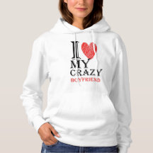 I Love My Crazy Boyfriend Purview With Red heart