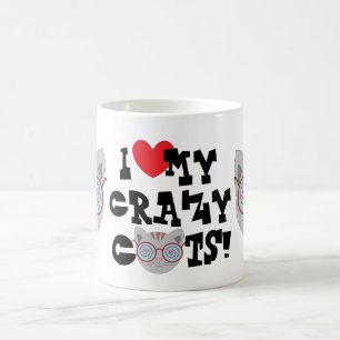I Love My Crazy Cats! Mug