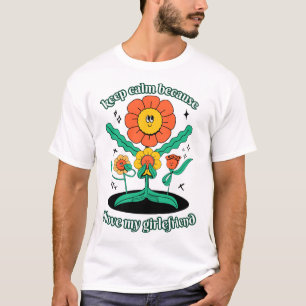 I Love My Crazy Girlfriend boyfriend T-Shirt