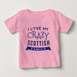 I Love My Crazy Scottish Family Reunion T-Shirt Id