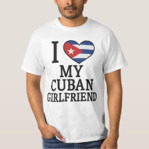 I Love My Cuban Girlfriend  Cute Cuba Flag Heart