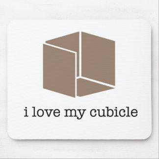 "i love my cubicle" - mousepad