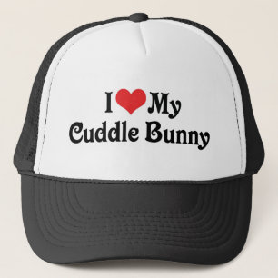 I Love My Cuddle Bunny Trucker Hat