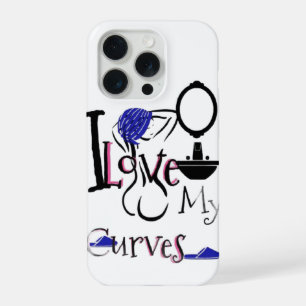 I love my curves iPhone 15 pro case