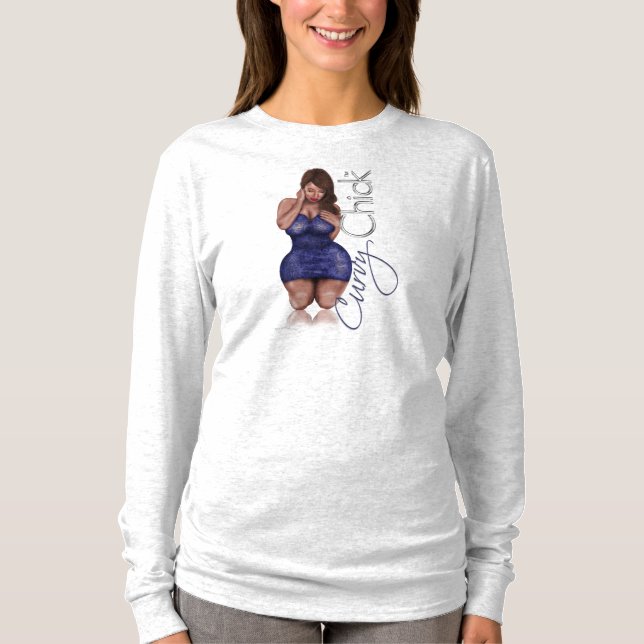 I Love My Curvy Self T-Shirt (Front)