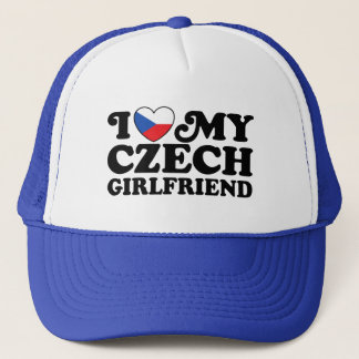 I Love My Czech Girlfriend Trucker Hat