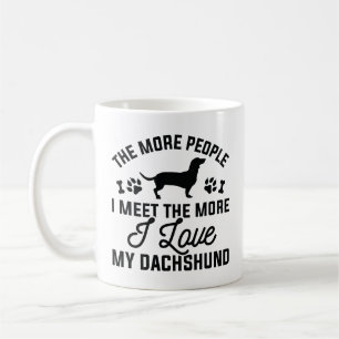I Love My Dachshund Coffee Mug