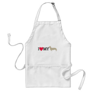 I Love My Dachshund ! Standard Apron