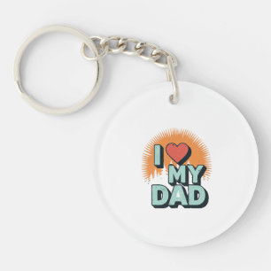 I Love My Dad Keychain – Pocket Gift Idea