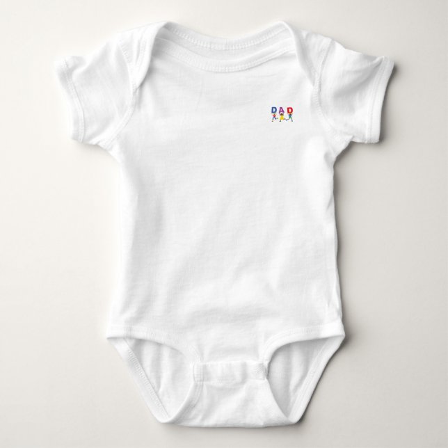 I love my daddy - Baby Jersey Bodysuit (Front)