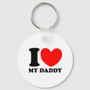I Love My Daddy Key Ring