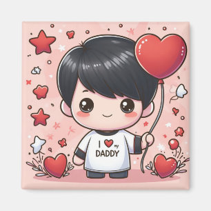I Love My Daddy Magnet