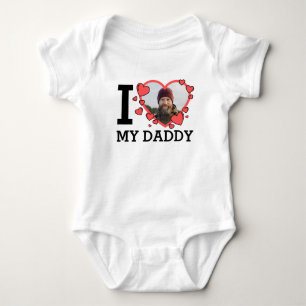I Love My Daddy Mum Aunt Uncle Grandma Grandpa Baby Bodysuit