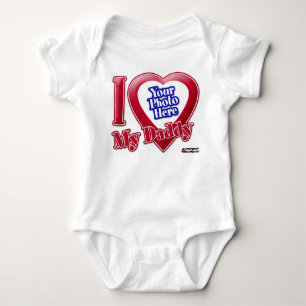 I Love My Daddy - Photo Baby Bodysuit
