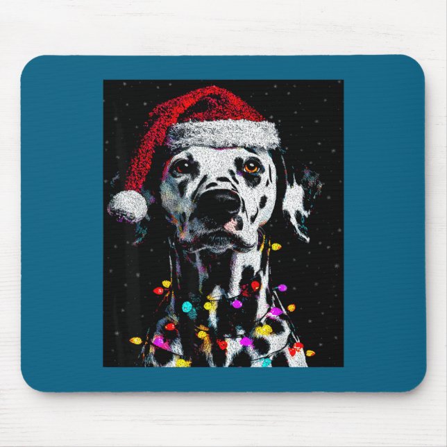 I Love My Dalmatian I Love Christmas  Mouse Mat (Front)