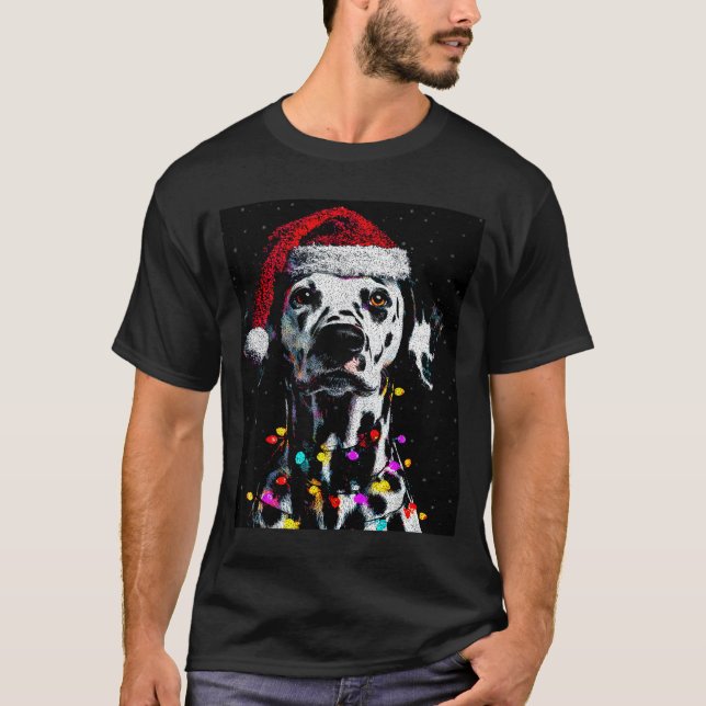 I Love My Dalmatian I Love Christmas  T-Shirt (Front)